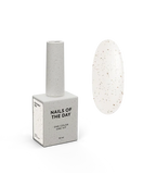 NAILSOFTHEDAY Gel Polish Coconut 006— milchweißes Gel-Lack mit Goldflocken, deckend in einer Schicht, 10 ml