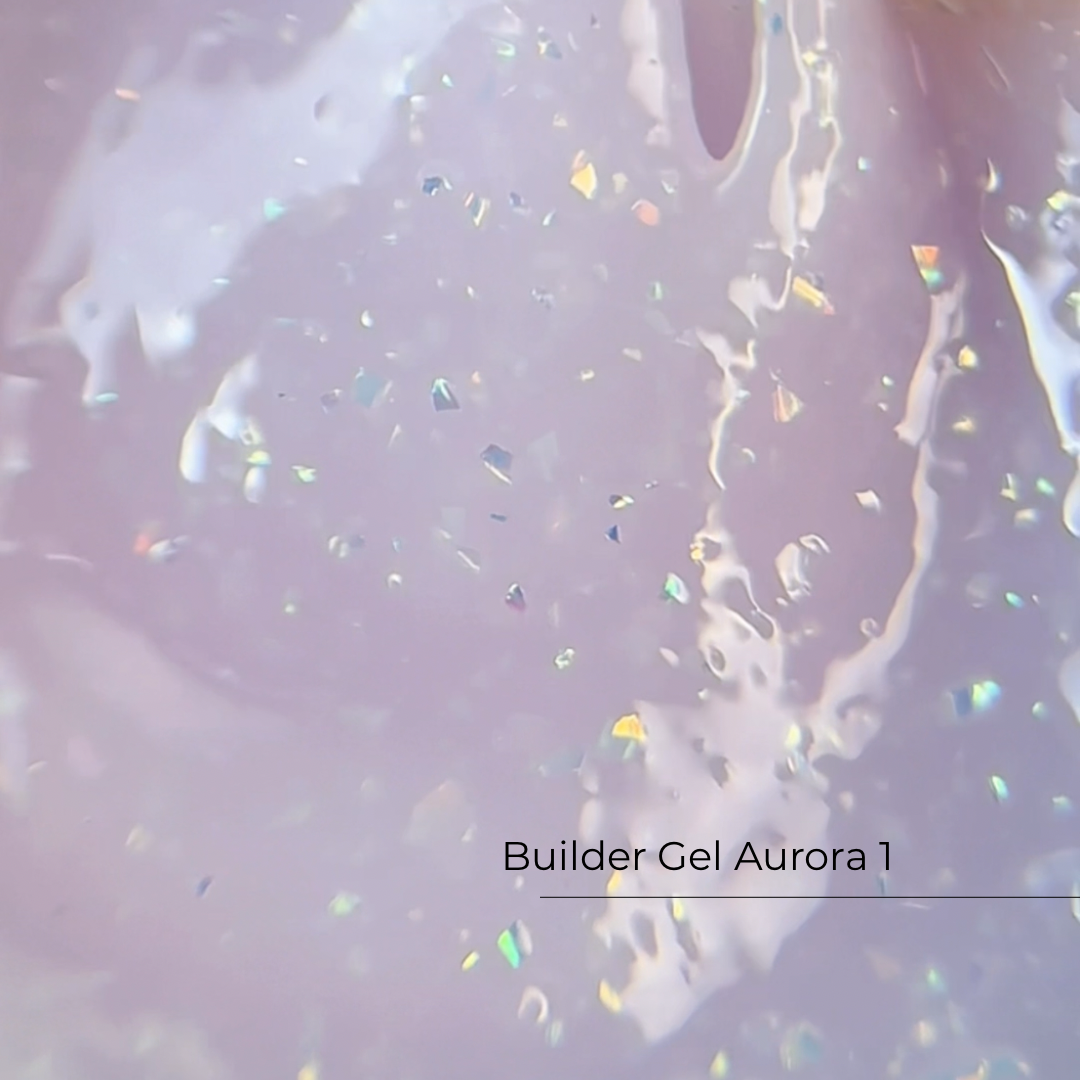 Builder Gel Aurora Nr.1 Crystal Professional HEMA & TPO Free