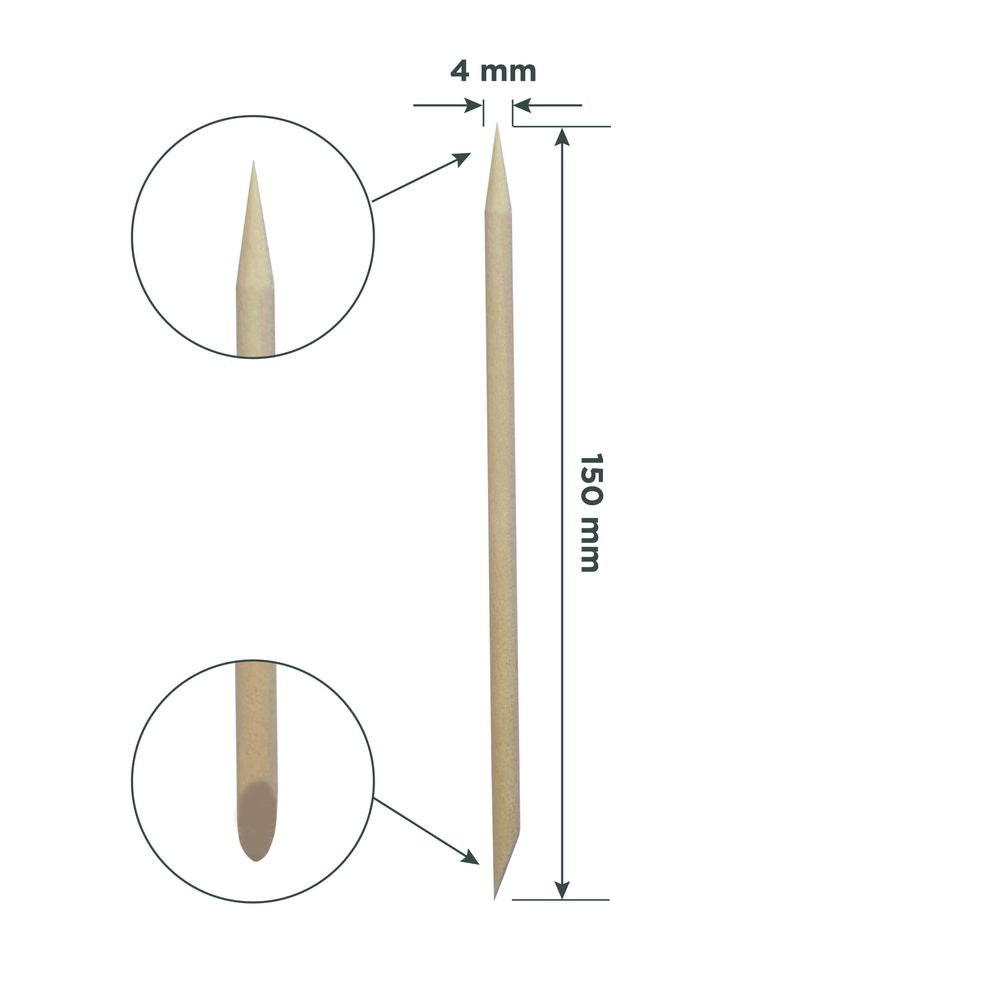Orange Stick EXPERT Holz 150 mm (10 Stück)
