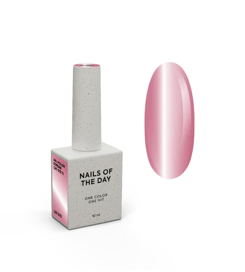 NAILSOFTHEDAY Korean Cat Eye 11 – rosa Gellack Cat Eye, 10 ml