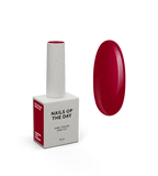 NAILSOFTHEDAY Let`s Special Adele 153 – roter Gel-Nagellack mit Schimmer für eine Schicht, 10 ml