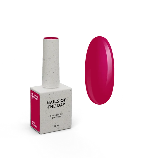 NAILSOFTHEDAY Let&Special Margaret 173 – dunkelmagentafarbener Gel-Nagellack für eine Schicht, 10 ml