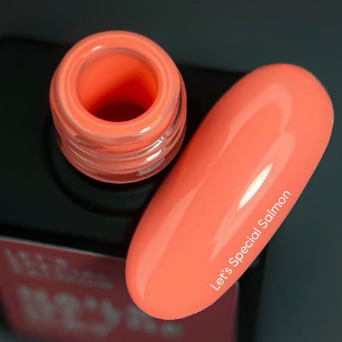 NAILSOFTHEDAY Let`s Special Salmon 193 – spezieller Lachs-Gel-Nagellack, überlappend in einer Schicht, 10 ml