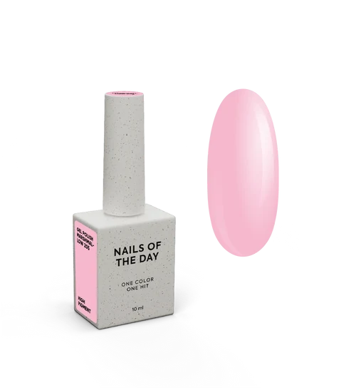NAILSOFTHEDAY Let``s Special Marshmallow 205 – hellrosa Gel-Nagellack für eine Schicht, 10 ml