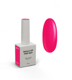 NAILSOFTHEDAY Gel Polish Grapefruit-213 — neon-himbeerfarbener UV-Gel-Lack mit vollständiger Deckkraft in nur einer Schicht, 10 ml