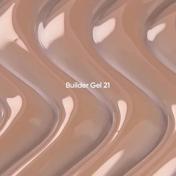 NAILSOFTHEDAY Builder Gel 21 — warmer Nude-Gel für Nagelverlängerungen, 15 ml