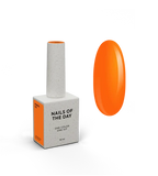 NAILSOFTHEDAY Gel Polish Mango-223 — neon-oranger UV-Gel-Lack mit vollständiger Deckkraft in nur einer Schicht, 10 ml