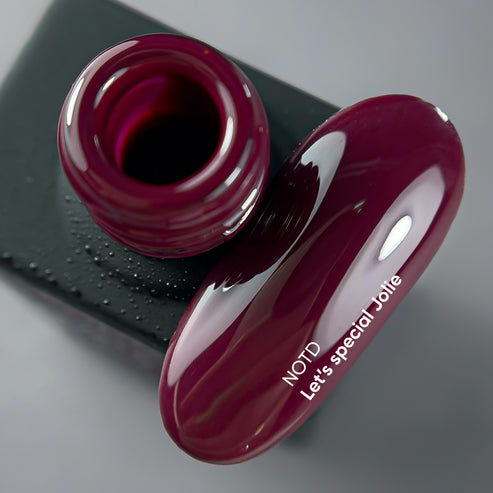 NAILSOFTHEDAY Let`s Special Jolie 373 – Marsala-Gel-Nagellack für eine Schicht, 10 ml