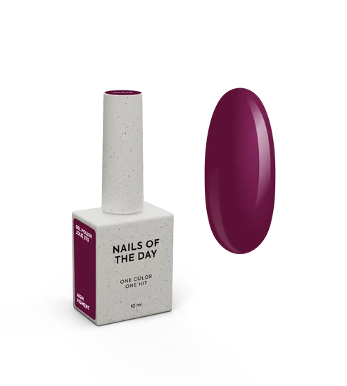 NAILSOFTHEDAY Let`s Special Jolie 373 – Marsala-Gel-Nagellack für eine Schicht, 10 ml