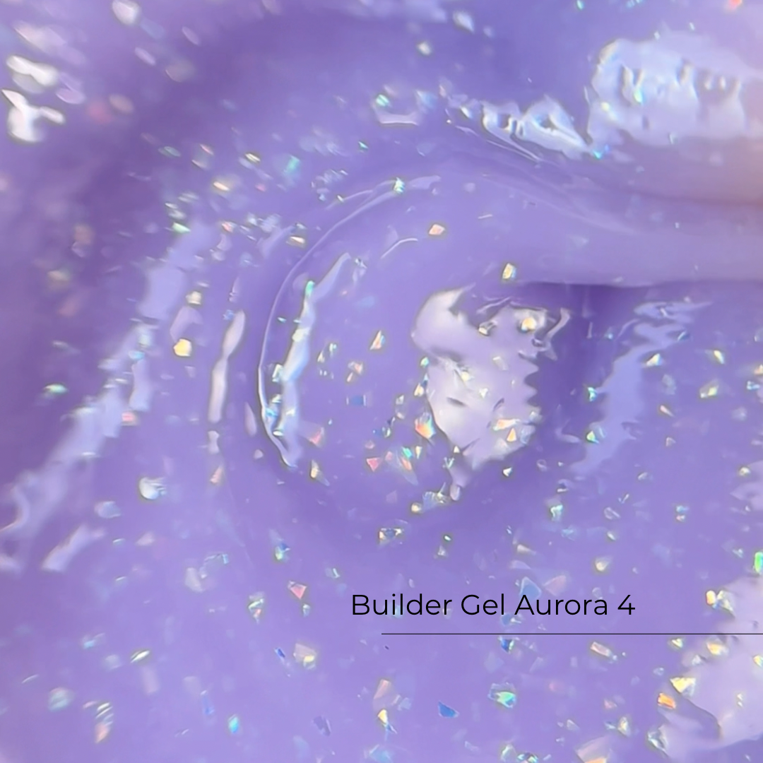 Builder Gel Aurora Nr.4 Crystal Professional HEMA & TPO Free