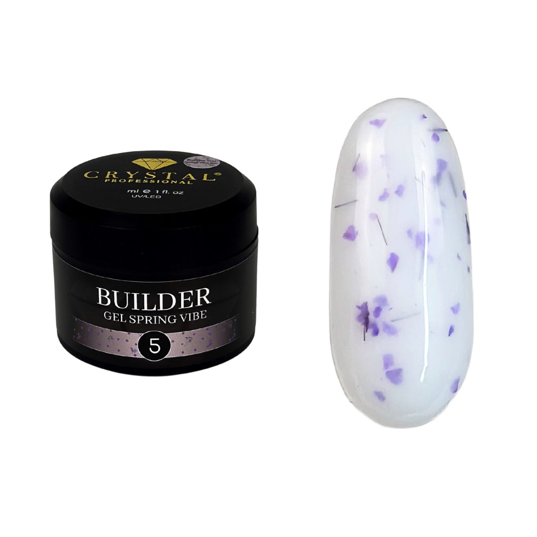 Builder Gel Spring Vibe №5 Crystal Professional HEMA & TPO Free