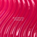 NAILSOFTHEDAY Builder gel 50 Vitrage — roter Glas-Builder-Gel für Nagelverlängerungen, 15 ml