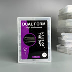 NAILSOFTHEDAY Dual Form Square (Typ 5) – oberes Formquadrat für Nägel, 120 Stück