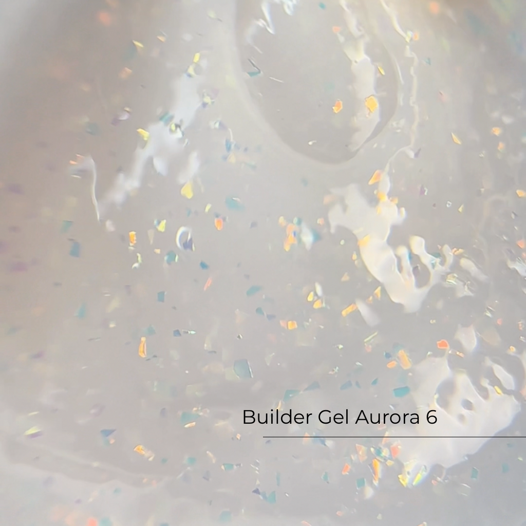 Builder Gel Aurora Nr.6 Crystal Professional HEMA & TPO Free
