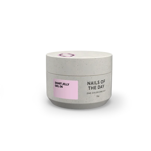 NAILSOFTHEDAY Smart Jelly Gel 06 – lila-rosa Aufbaugelgel für Nägel, 15 g