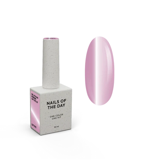 NAILSOFTHEDAY Korean Cat Eye 06 – graublauer Cat-Eye-Gellack, 10 ml