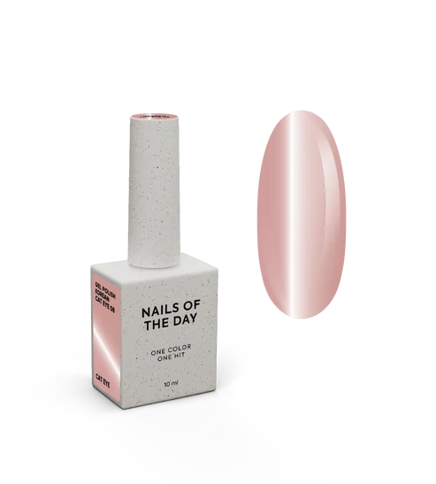 NAILSOFTHEDAY Korean Cat Eye 08 – warmbeiger Gellack Cat Eye, 10 ml