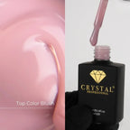 Top  Blush Crystal Professional – camouflage hybrid UV/LED top coat, HEMA & TPO free