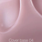 Nailsoftheday Cover Base NEW Formula 04 – durchscheinender puderrosa Unterlack für Nägel, 10 ml