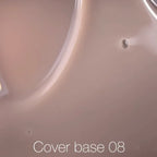 Nailsoftheday Cover Base NEW Formula 08 – tarnende Basisabdeckung für Nägel in der Farbe Cappuccino, 10 ml