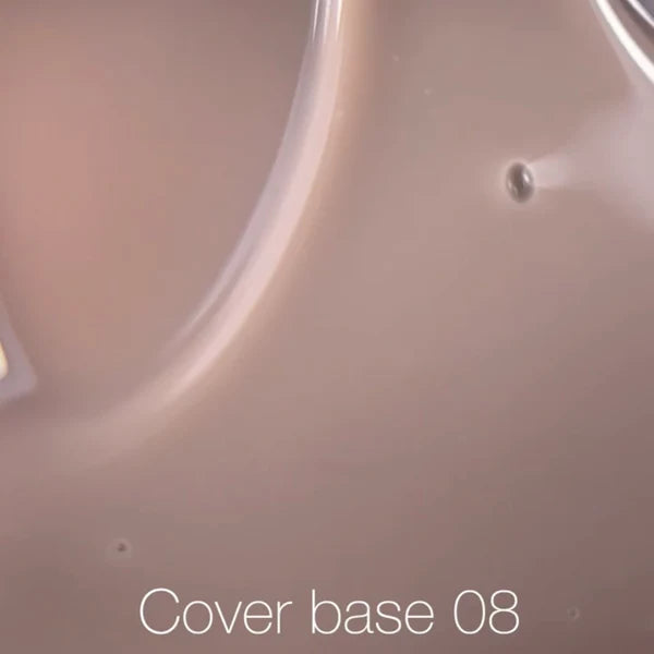 Nailsoftheday Cover Base NEW Formula 08 – tarnende Basisabdeckung für Nägel in der Farbe Cappuccino, 10 ml
