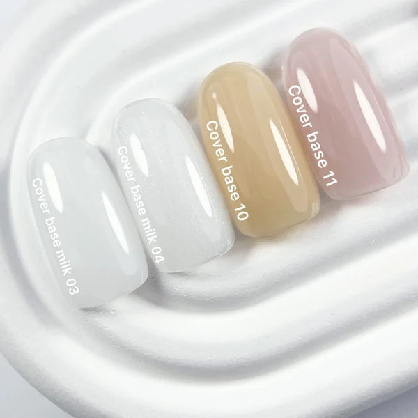 Nailsoftheday Cover Base NEU Formula 12 – gedämpfter beige-rosa Camouflage-Basislack für Nägel, 10 ml