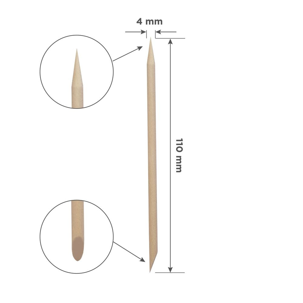 Orange Stick EXPERT Holz 110 mm (100 Stück)