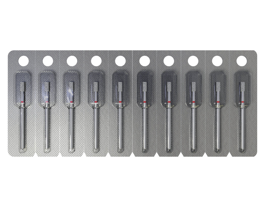 Diamant-Nagelbohrerzylinder rot EXPERT Kopfdurchmesser 2,5 mm / Arbeitsteil 6 mm