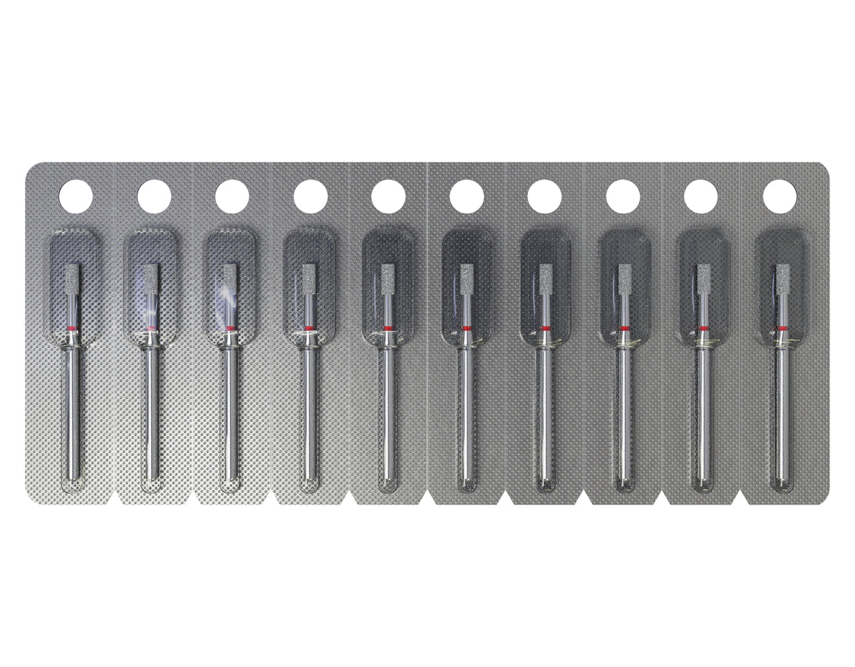 Diamant-Nagelbohrerzylinder rot EXPERT Kopfdurchmesser 2,5 mm / Arbeitsteil 6 mm