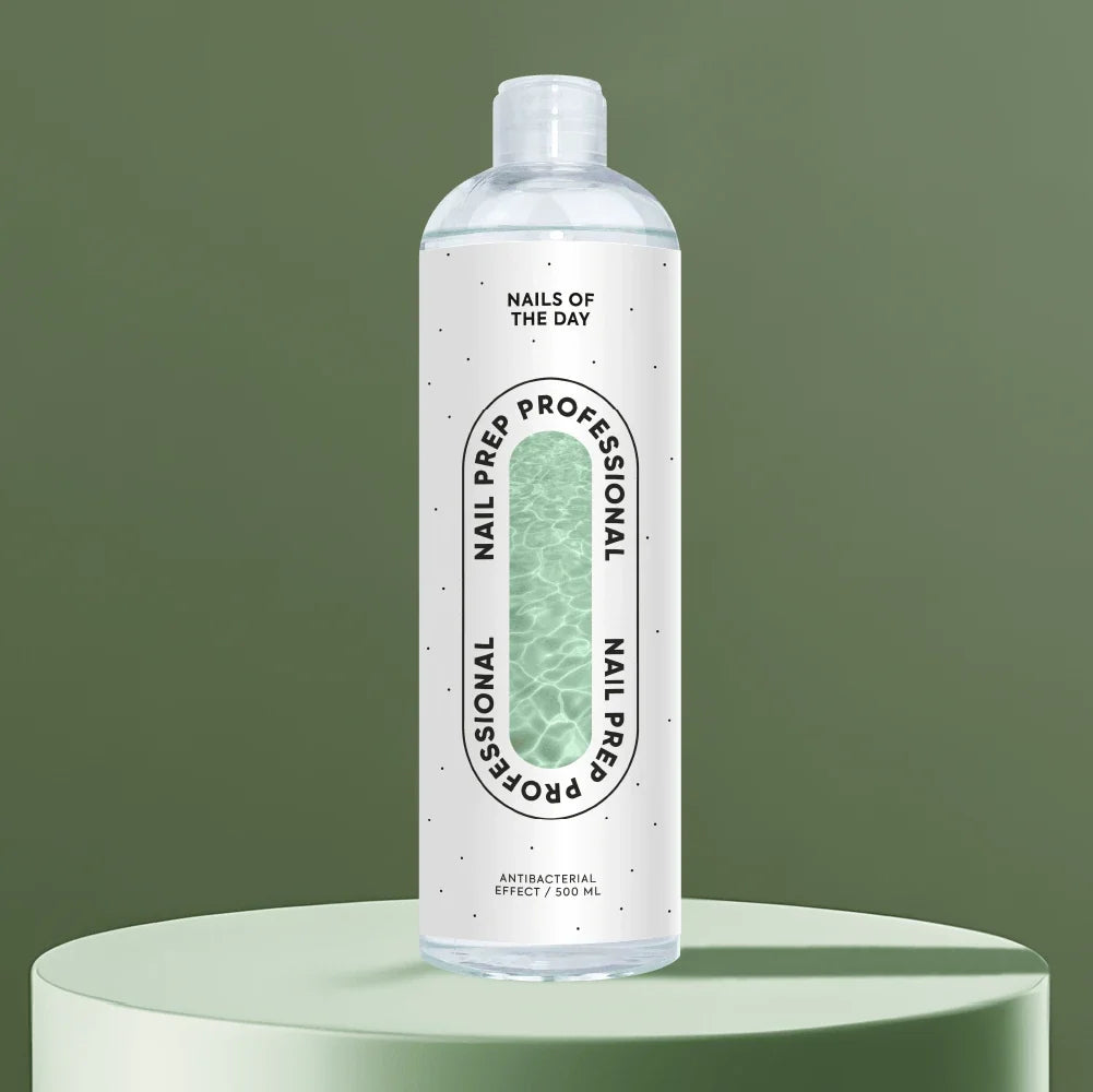 NAILSOFTHEDAY Nail Prep — professionelles Produkt zum Entfetten und Dehydrieren natürlicher Nägel mit antibakterieller und antimykotischer Wirkung, 500 ml.