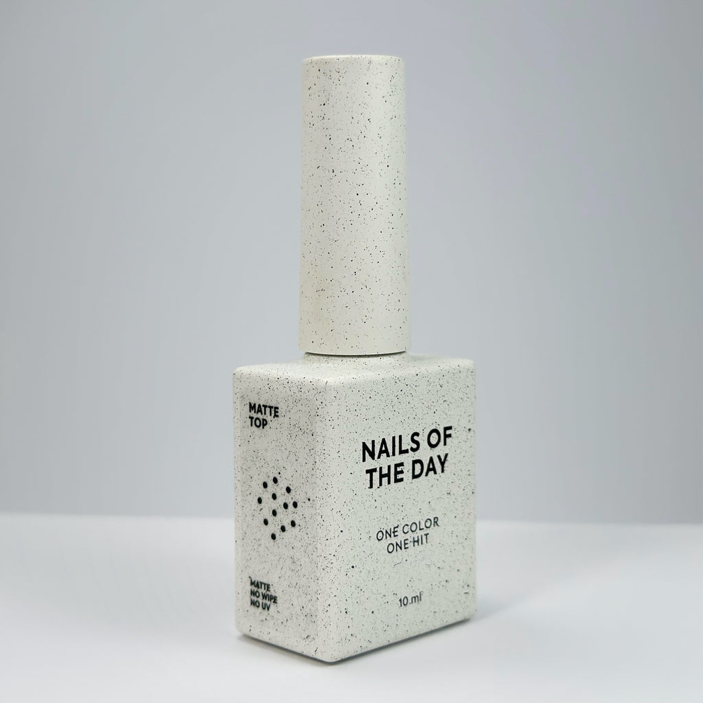 NAILSOFTHEDAY Matte Top No Wipe – mattes Top ohne klebrige Schicht, mit UV-Filtern, 10 ml