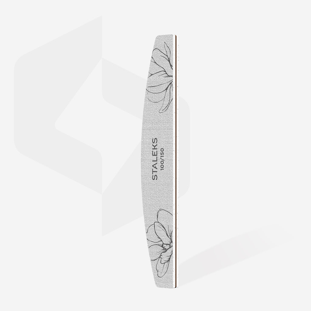 Halbmond-Mineral-Nagel-Feile EXPERT 40 100/150 Körnung (25 Stück)
