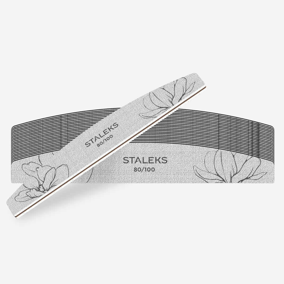 Halbmond-Mineral-Nagelfeile EXPERT 40 80/100 körnung (25 Stück)