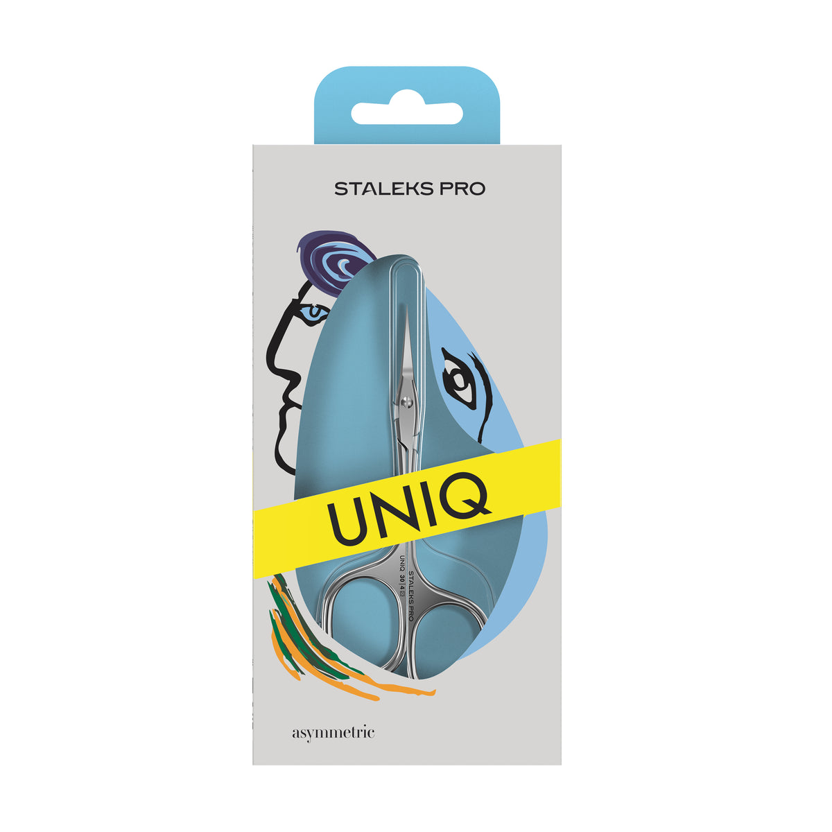 Professionelle Nagelhautschere Asymmetrisch UNIQ 30 TYP 4