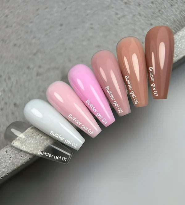 NAILSOFTHEDAY Builder Gel 05 — nudefarbener Gel für Nagelverlängerungen, 15 ml
