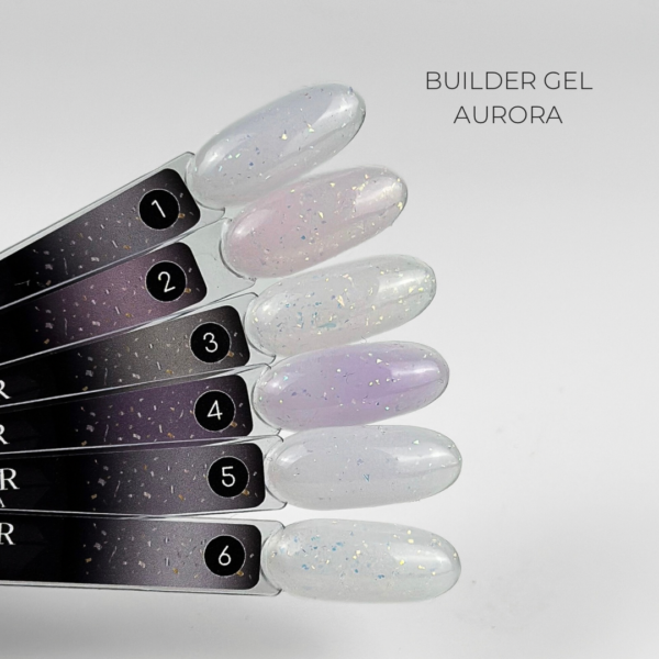 Builder Gel Aurora Nr.1 Crystal Professional HEMA & TPO Free