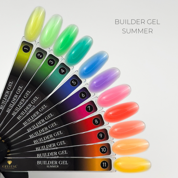 Builder Gel Summer  Nr.6 Crystal Professional HEMA. & TPO Free