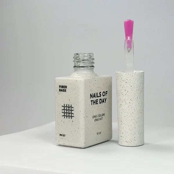NAILSOFTHEDAY Fiber Base – Basis für Nägel mit Nylonfasern, 10 ml
