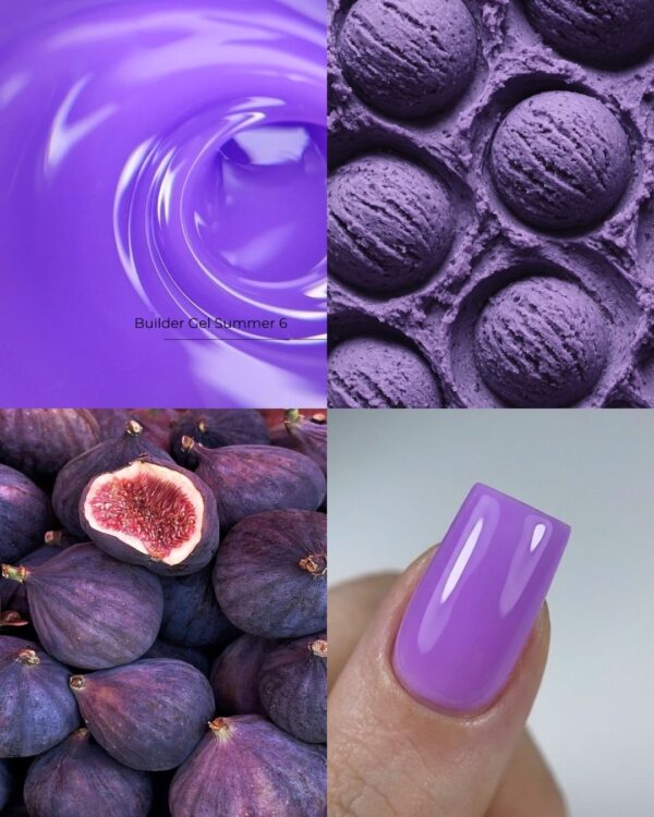 Builder Gel Summer  Nr.6 Crystal Professional HEMA. & TPO Free