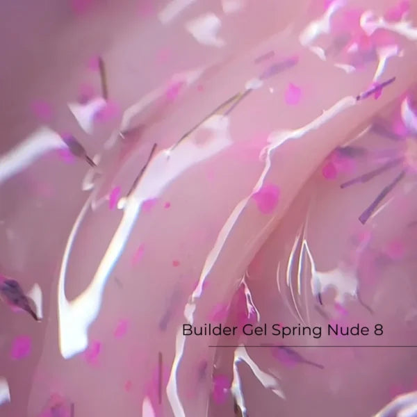 Builder Gel Spring Nude Nr. 8 Crystal Professional HEMA & TPO Free