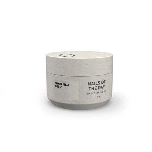 NAILSOFTHEDAY Smart Jelly Gel 01 – transparentes Aufbaugelgel für Nägel, 15 g
