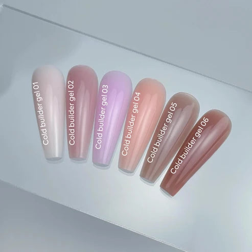 NAILSOFTHEDAY Cold Builder Gel 03 — rosa Aufbaugel für Nagelverlängerung, 15 ml.