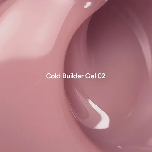 NAILSOFTHEDAY Cold Builder Gel 02 — nude-rosa Aufbaugel für Nagelverlängerung, 15 ml