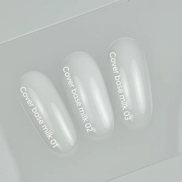 NailS of The Day Cover Basis Neue Formel Milch 01 - durchscheinende Kälte- und Milch -Tarn -Basis -Nagelbeschichtung, 10 ml