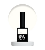NAILSOFTHEDAY Milky Top – sanftes milchiges Top ohne klebrige Schicht für Nägel, 10 ml