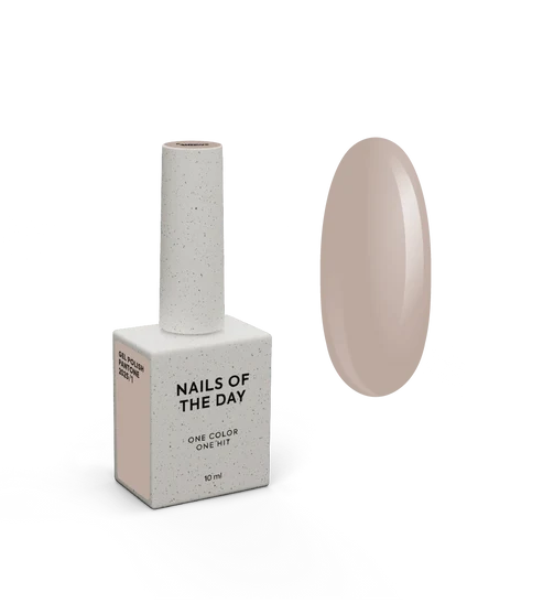 NAILSOFTHEDAY Let’s Special Pantone2025/1 — warmer beige-brauner Gel-Lack, der in einer einzigen Schicht deckt, 10 ml.