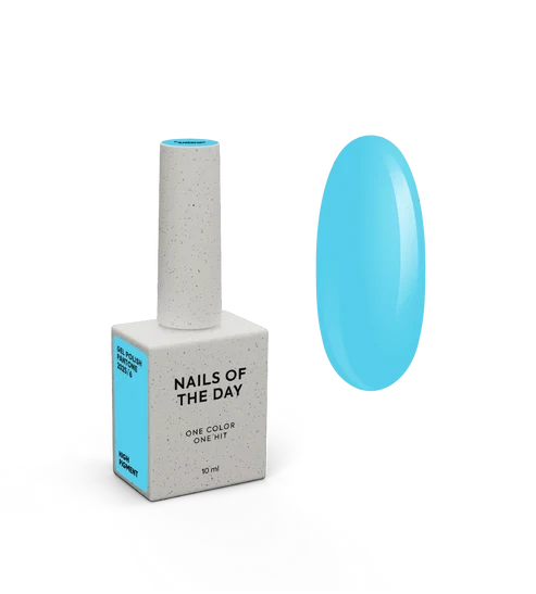 NAILSOFTHEDAY Let’s Special Pantone2025/6 — leuchtend blauer Gel-Lack, der in einer einzigen Schicht deckt, 10 ml.