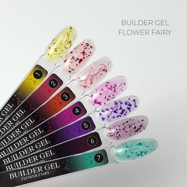 Builder Gel Flower Fairy Nr.6  Crystal Professional HEMA & TPO FREE