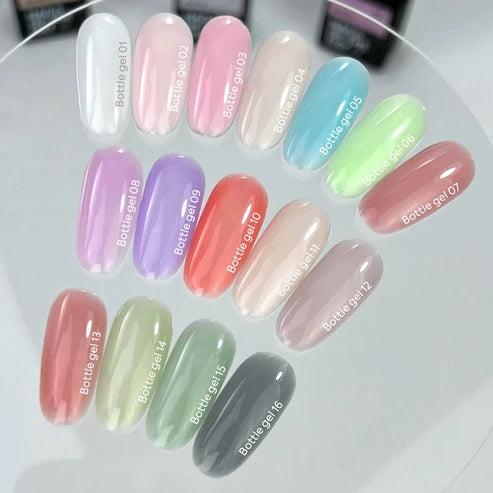 NAILSOFTHEDAY Flaschengel 04 – superstarkes Gel (milchbeige), 10 ml