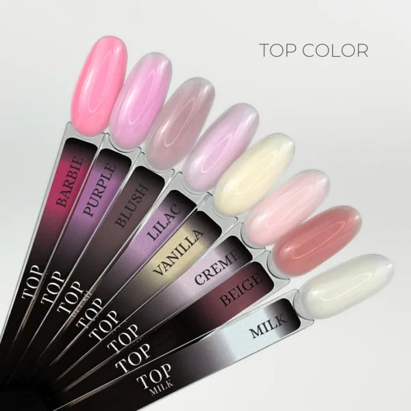 Top  Blush Crystal Professional – camouflage hybrid UV/LED top coat, HEMA & TPO free